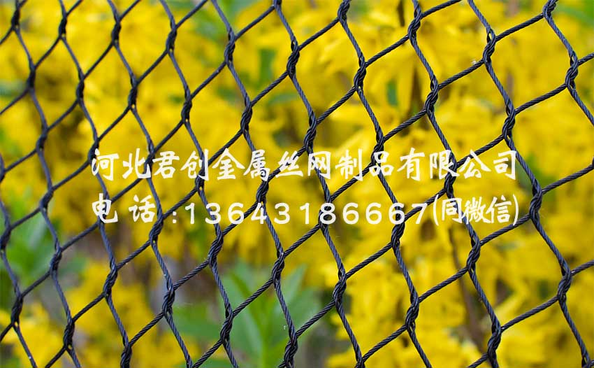 鋼絲繩網(wǎng)發(fā)黑